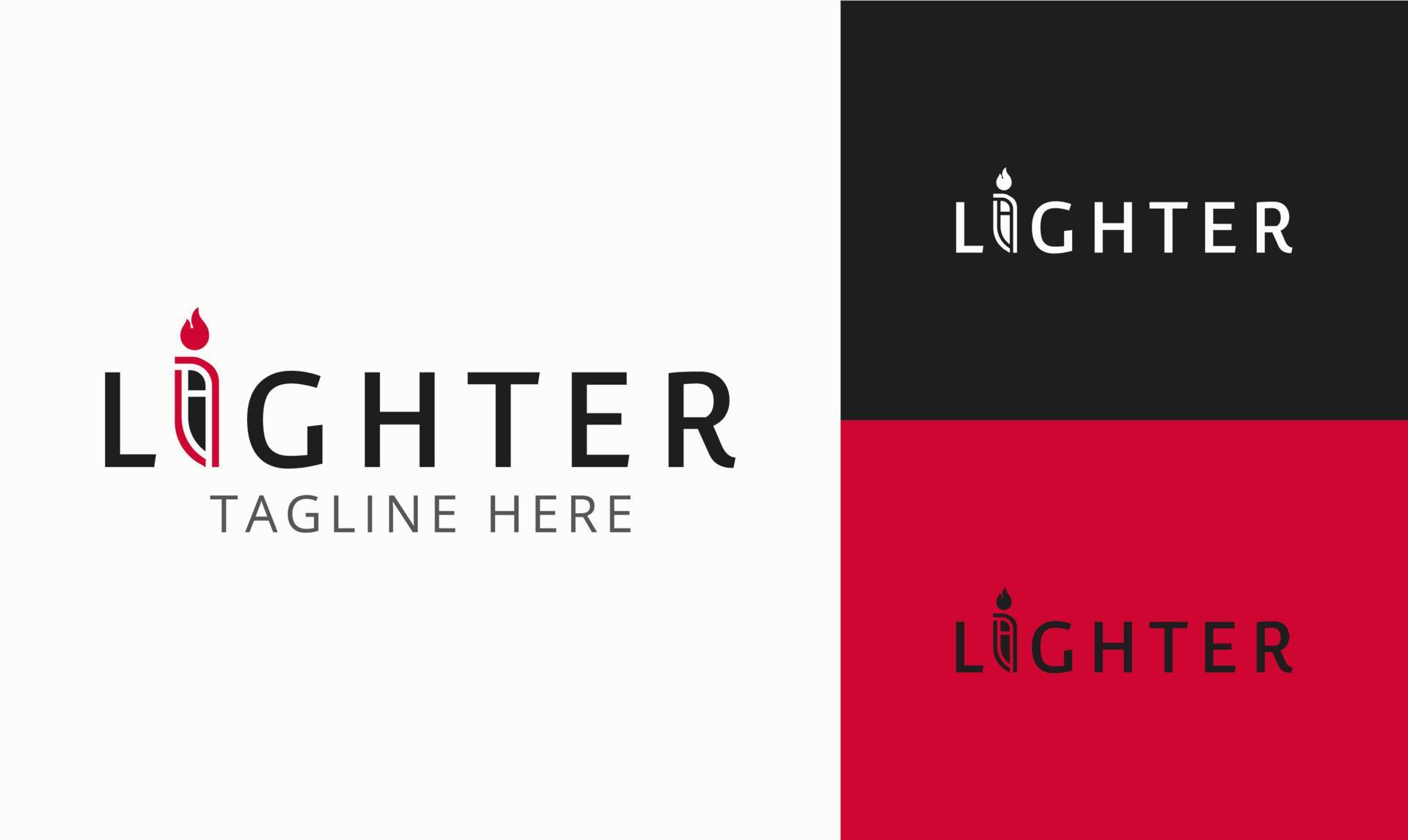 Modern lighter logo design template vector 5487339 Vector Art at Vecteezy