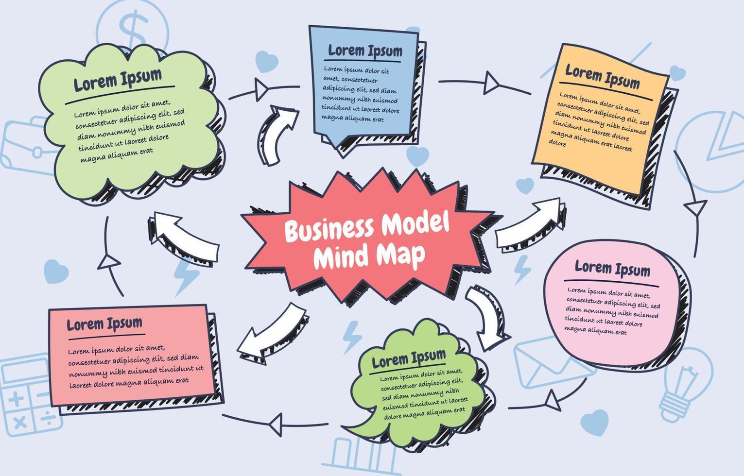 Mind Map Concept vector