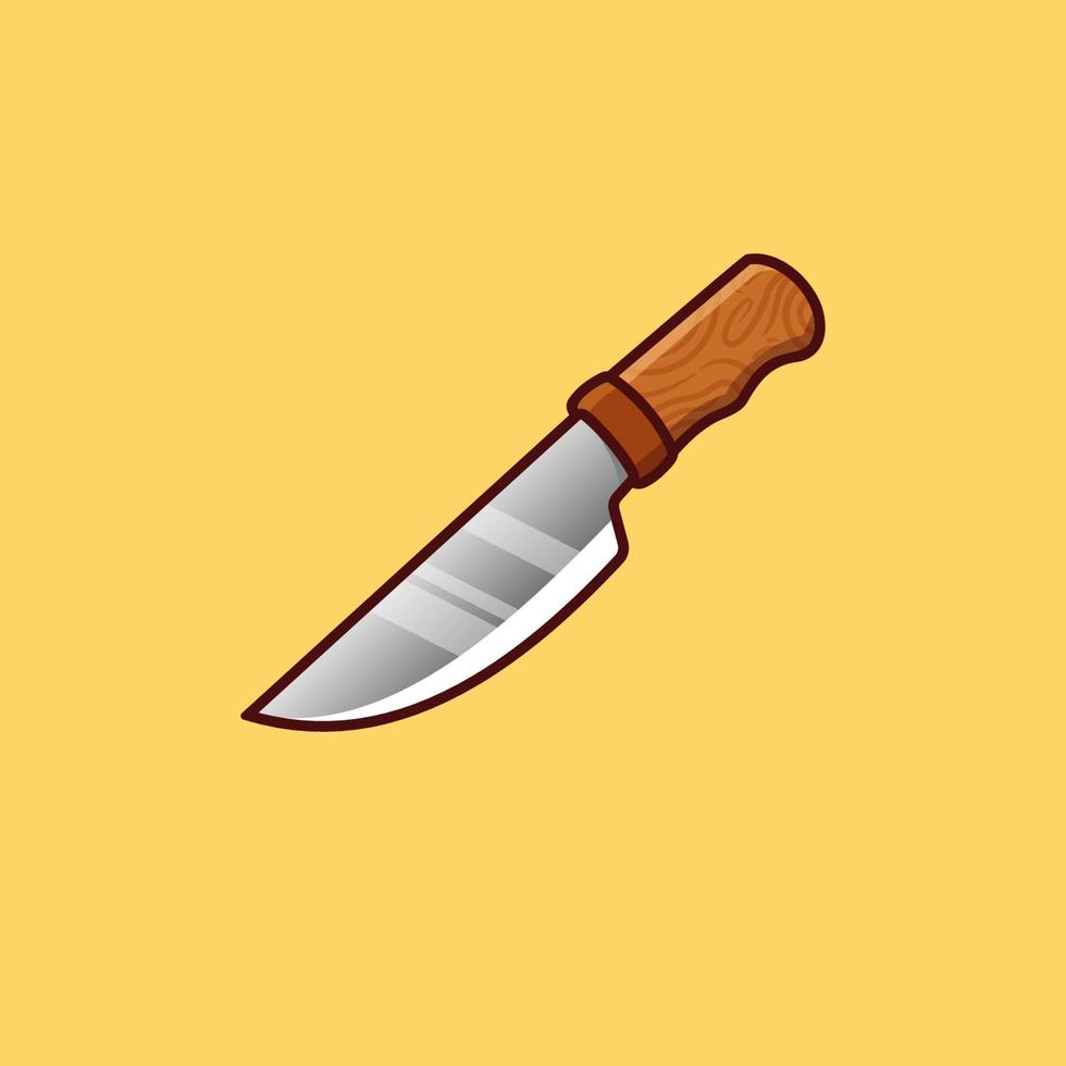 knife cartoon illustration vector