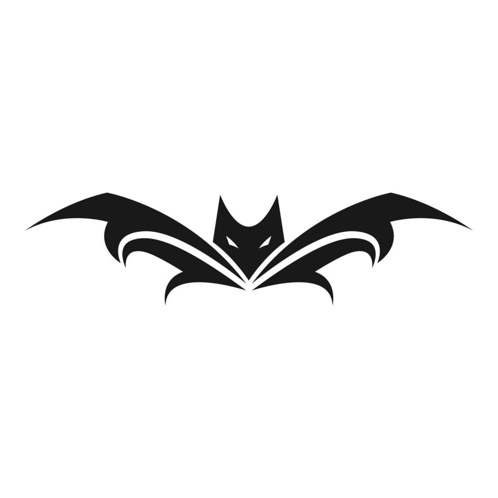 bat with wing art logo design vector graphic symbol icon sign illustration creative idea