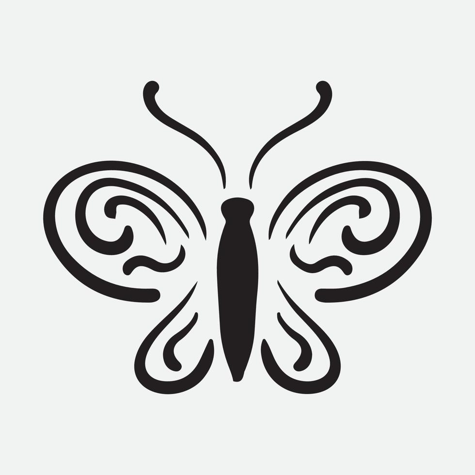 mariposa dibujo vectorial vector