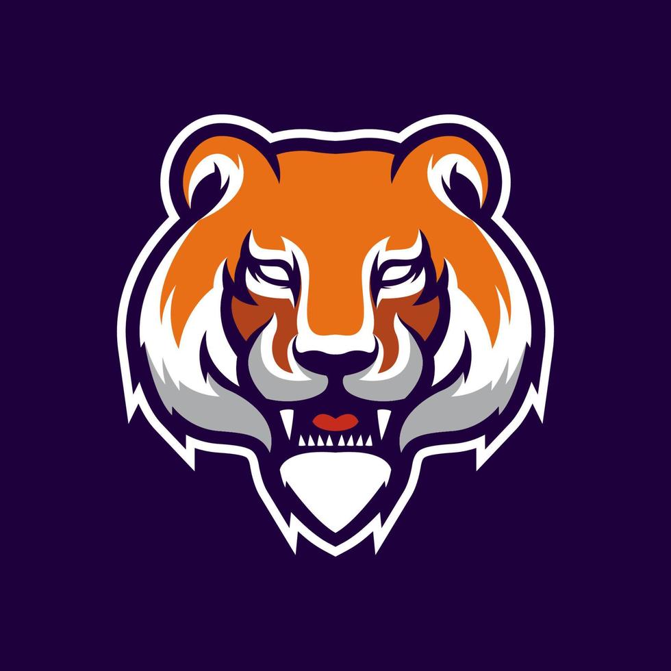tiger logo design vector