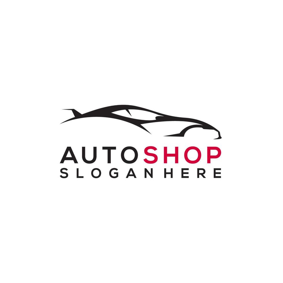 auto logo design vector