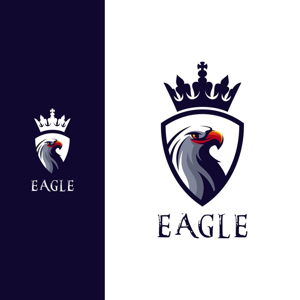 eagle logo design with vector