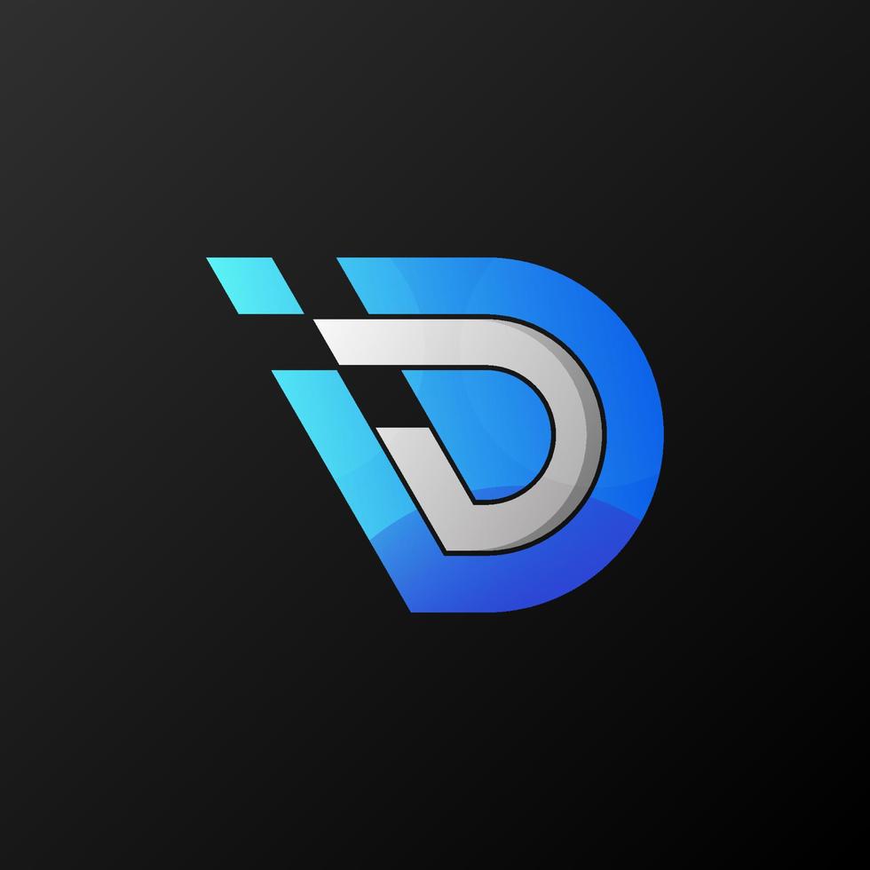 letter D design vector