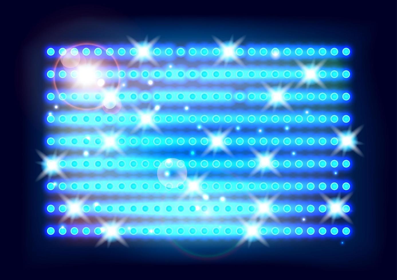 Abstract smooth background with glowing rows blue vector