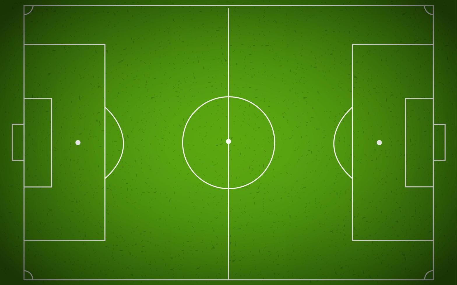 Soccer field or futsal field  top view. vector