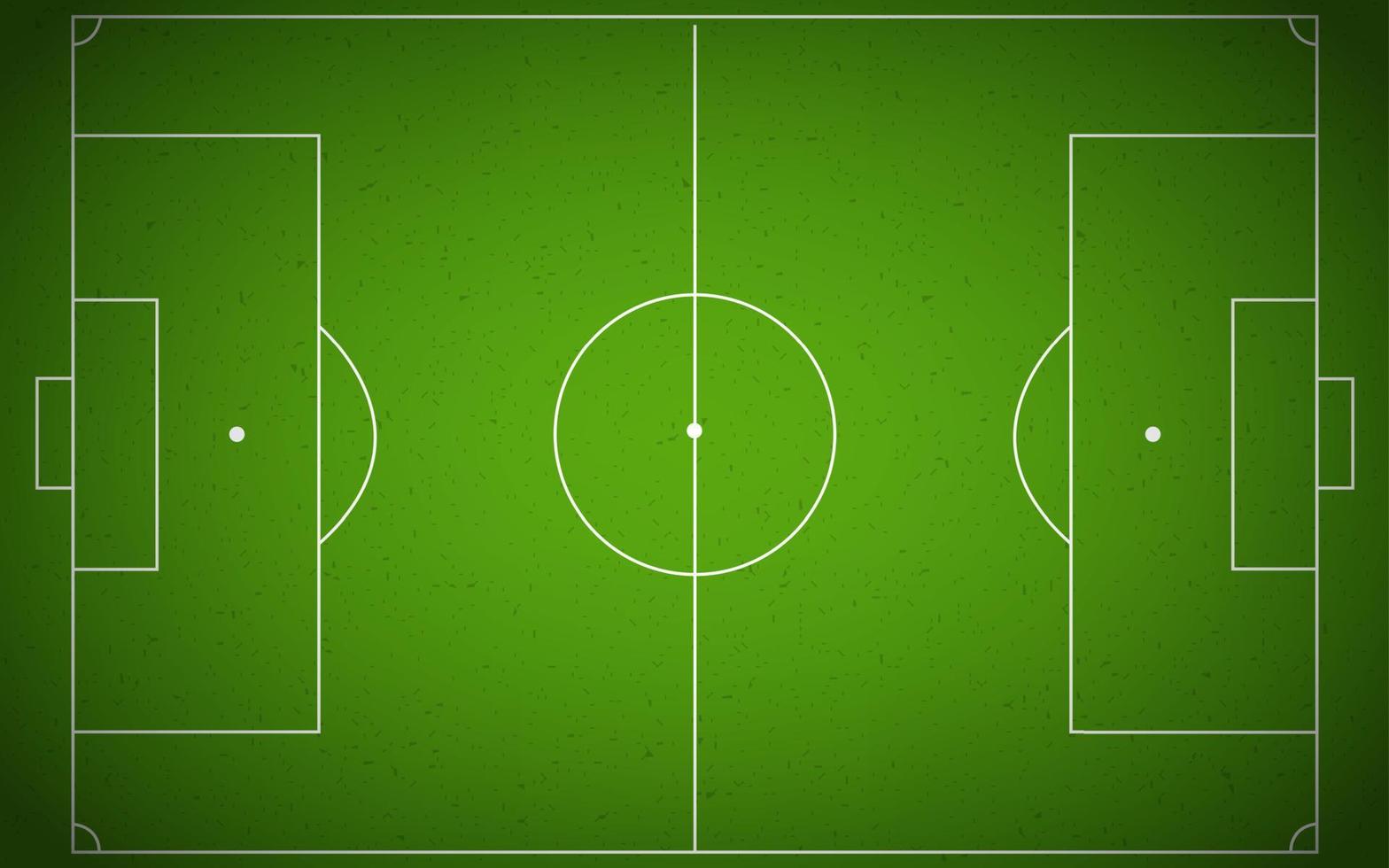 Soccer field or futsal field  top view. vector