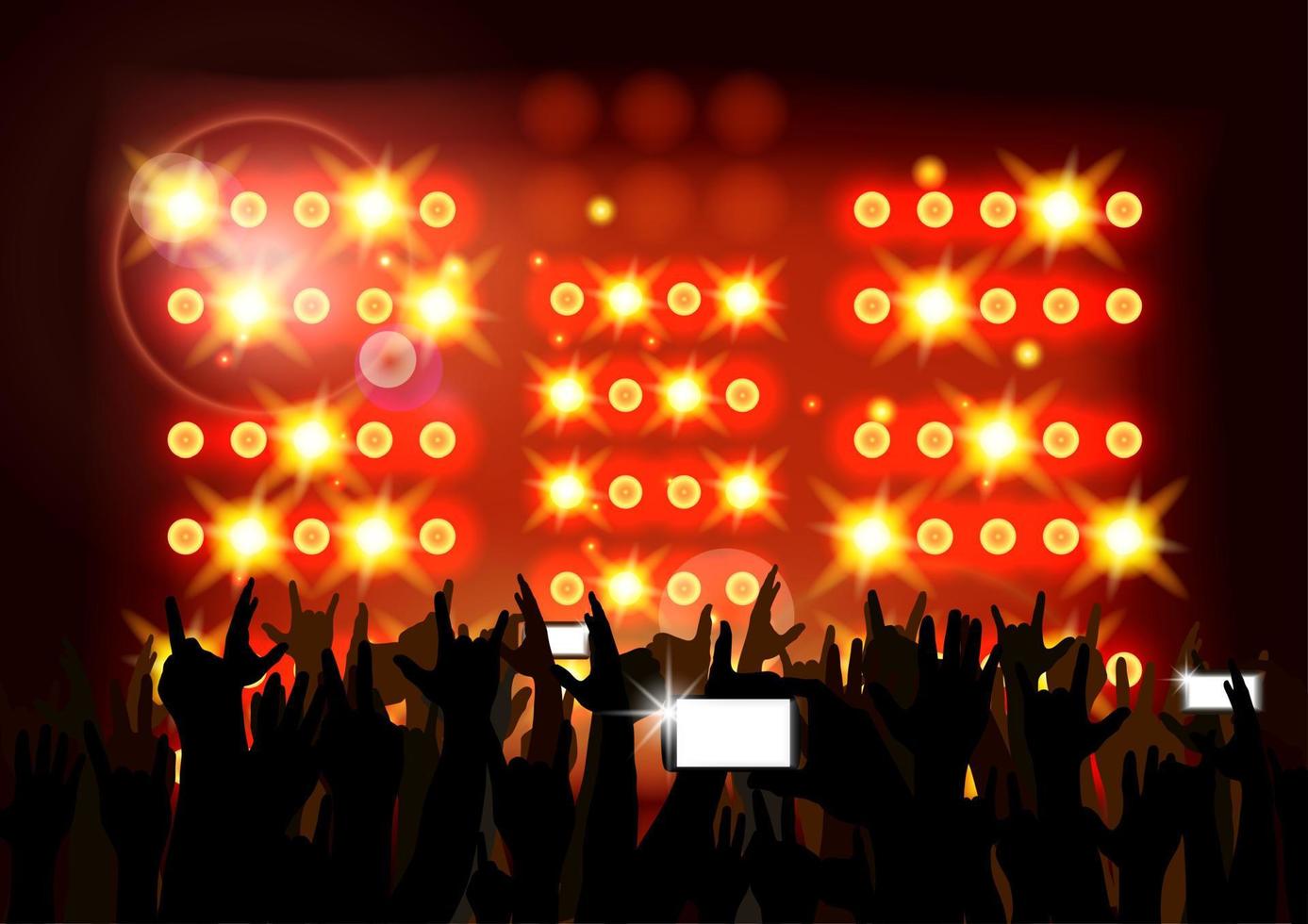 Background crowd of party people. Vector