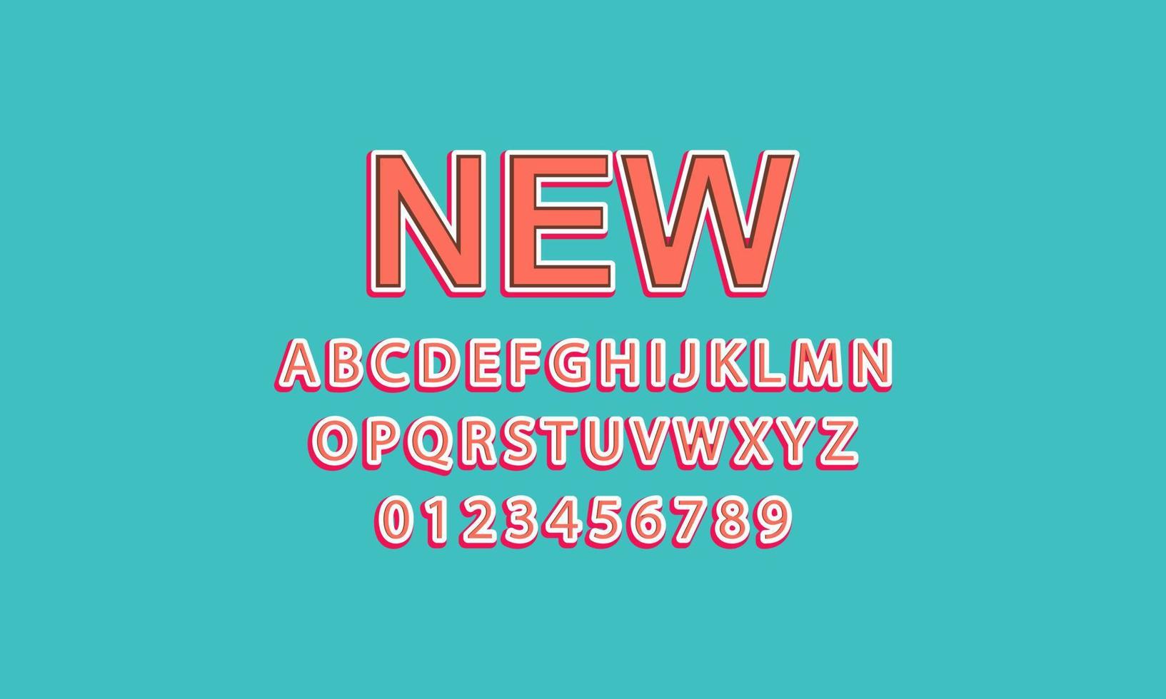 Editable text effect new title style vector
