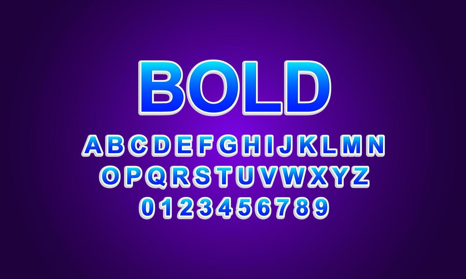 Editable text effect bold title style vector