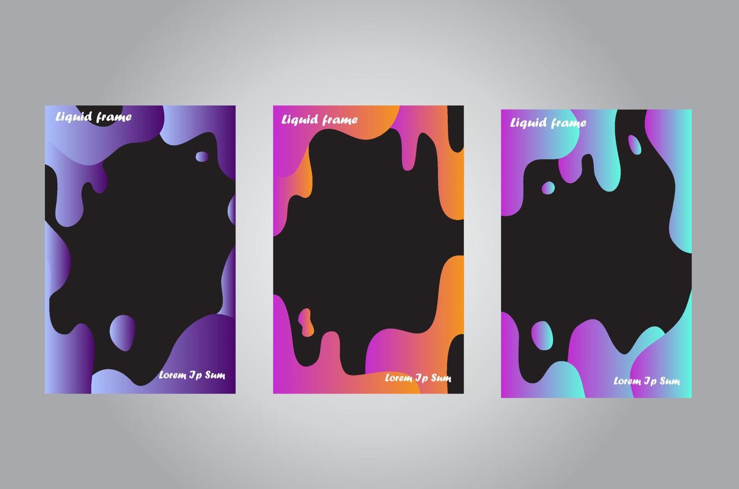 modern backgraund frame liquid illustration vector