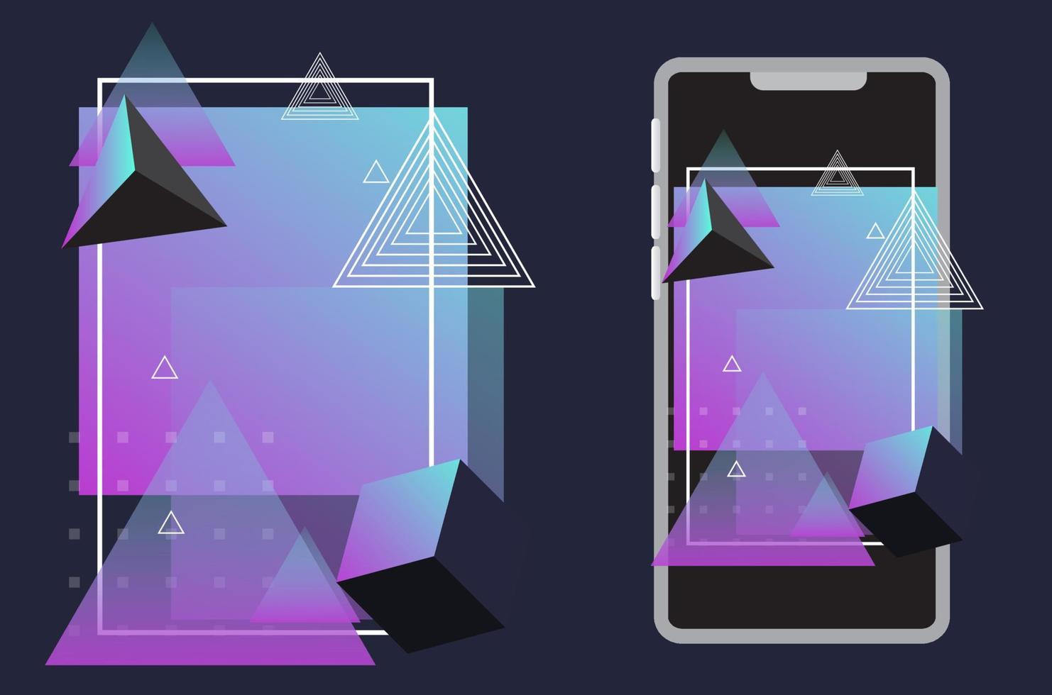 Flat design vektor backgraund illustration vector