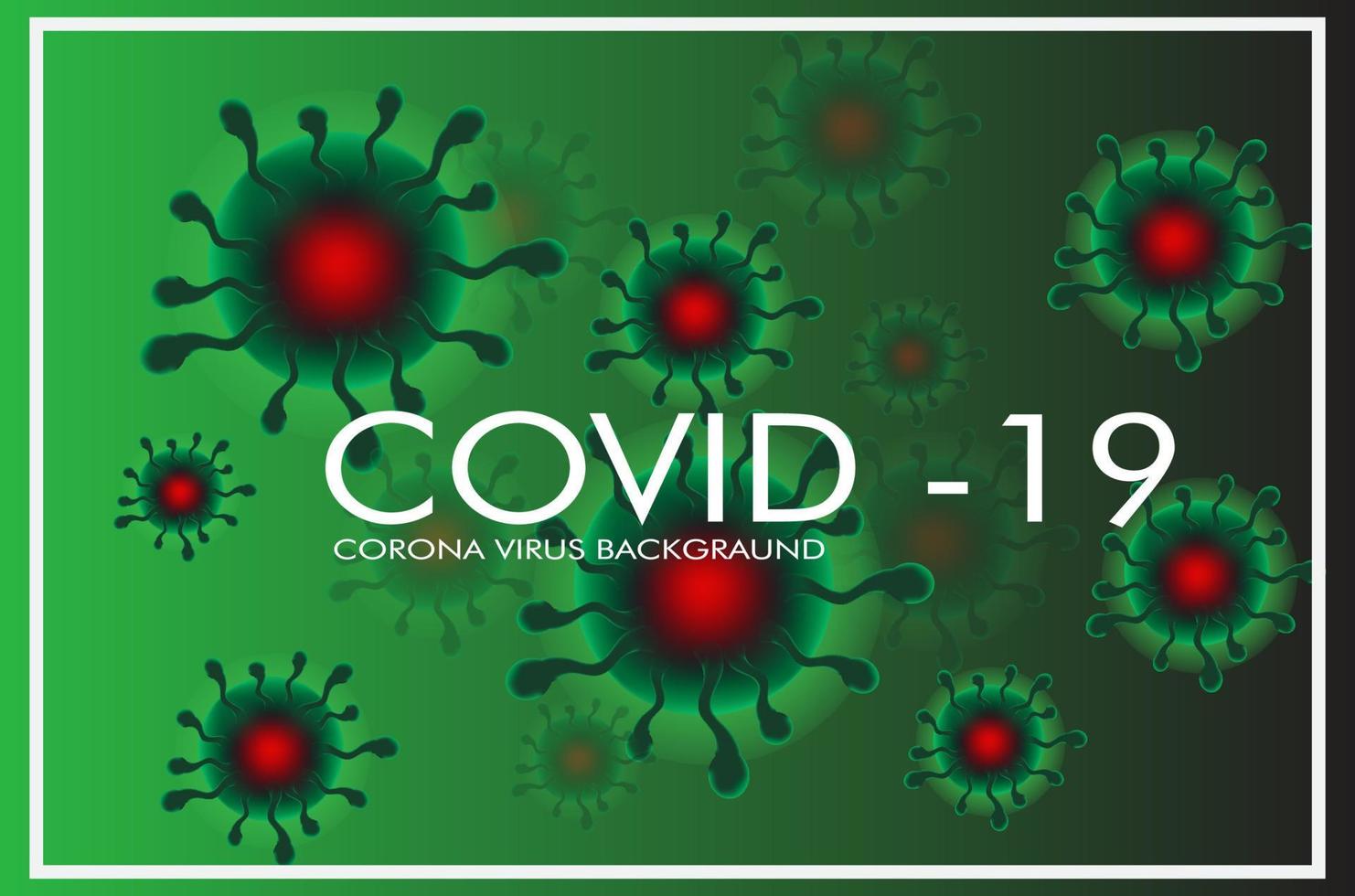 Print of the corona virus background illustration vector
