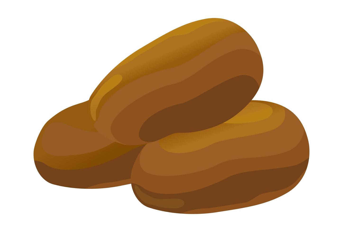 Realistic ripe fresh potato white background - Vector