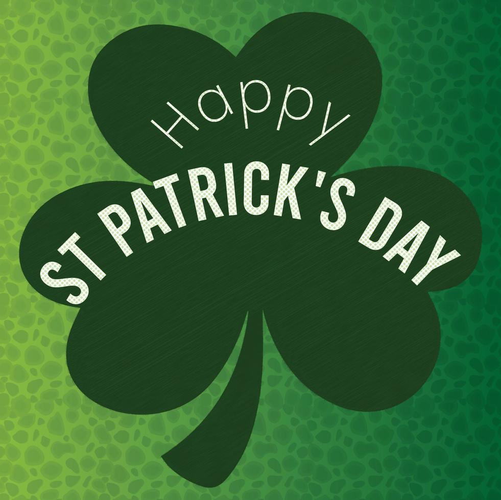 St. Patrick's Day. Design for  greeting card, Badge, greeting card, Mugs or poster. vector