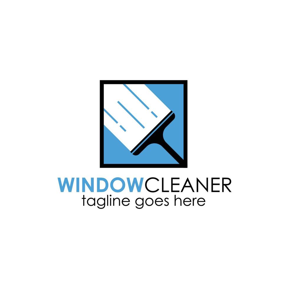 Window Cleaner logo design template, simple and unique. perfect for business, company, store, etc. vector