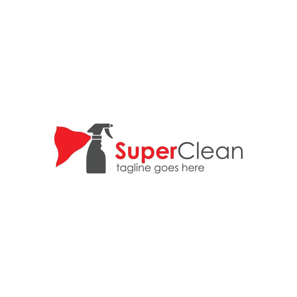 Super Clean logo design template simple and unique. perfect for business, store, company, etc. vector