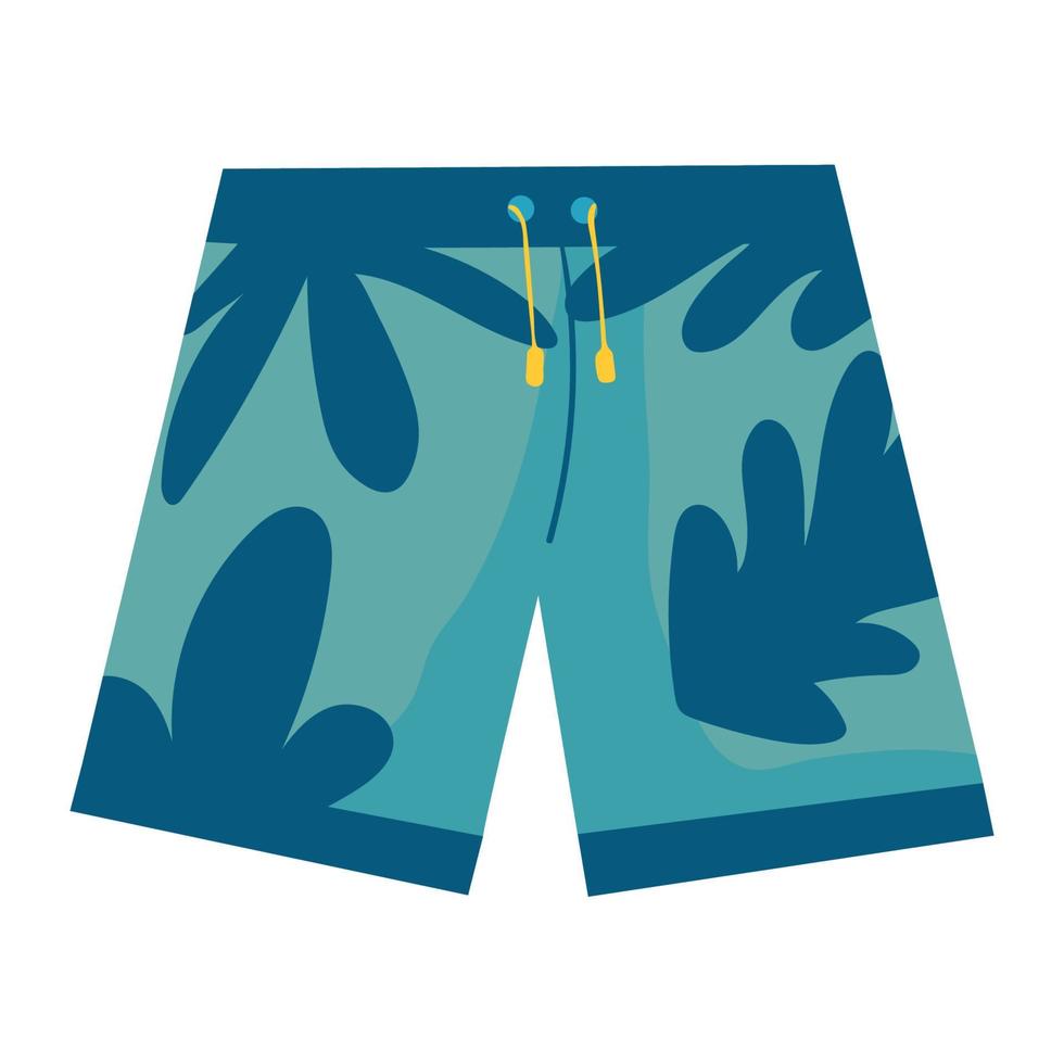 Men's swimming trunks. blue boxer shorts isolated on white 5490763 ...