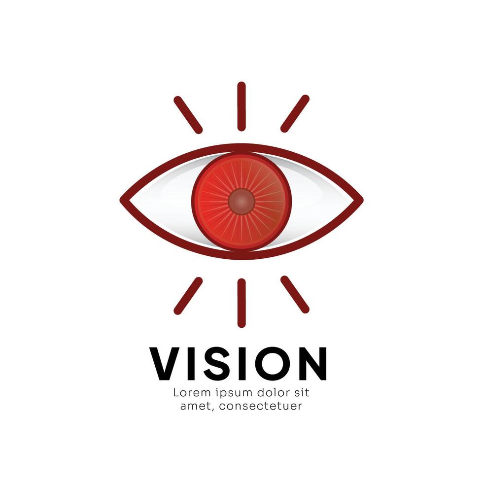 Vision vector icon design eps 10