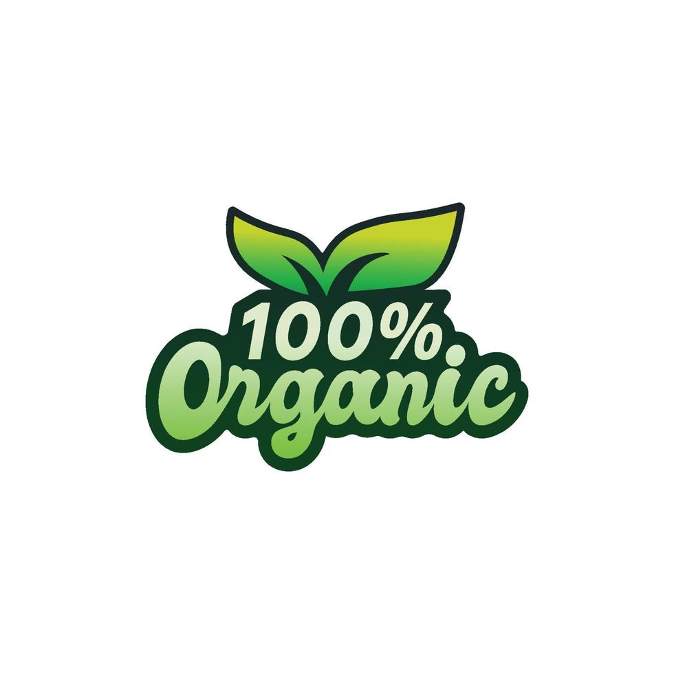 fresh organic food labels, badges or seals vector