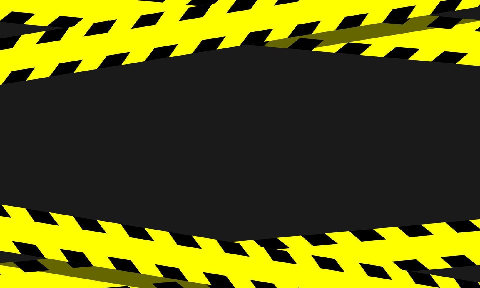 vector police line. black or grey background. no crossing line. design with copy space