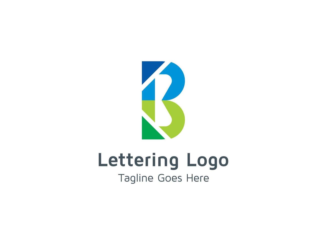 creativo de b plantilla de diseño de logotipo pro vector gratis