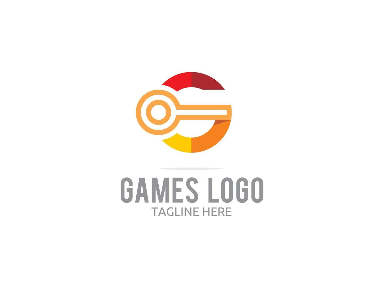 Games Logo Template Free vector