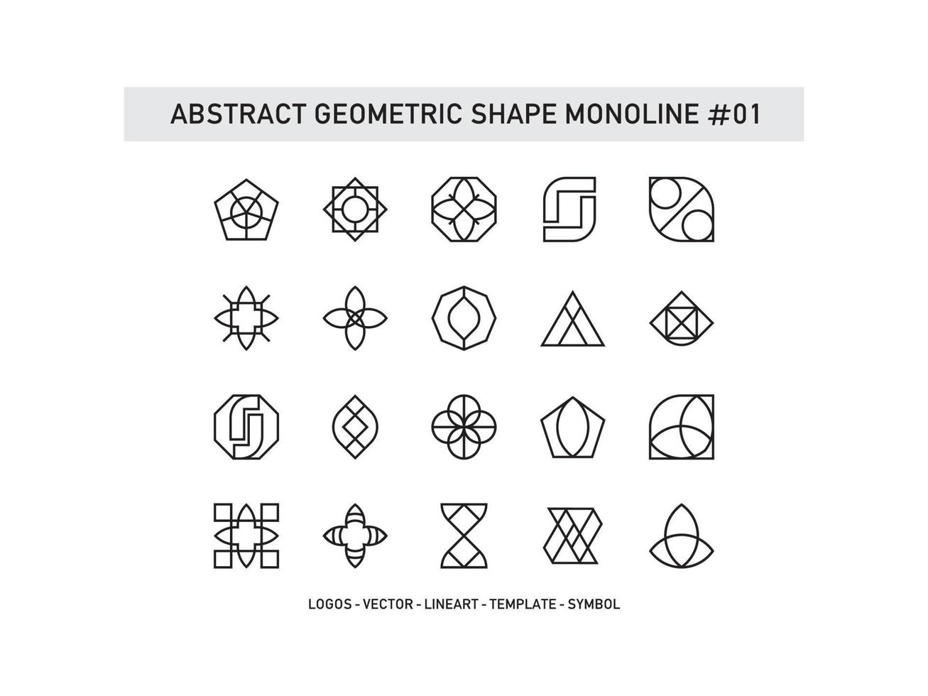 Abstract Geometric Shape Monoline Tiles Design Ceramic Free Pro vector