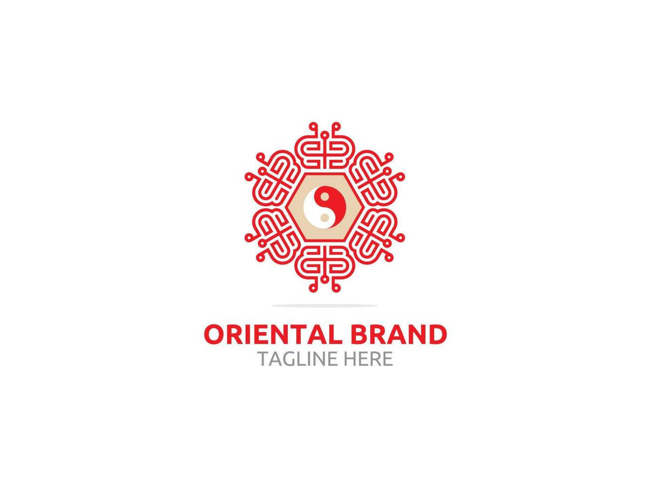 plantilla de logotipo oriental gratis vector