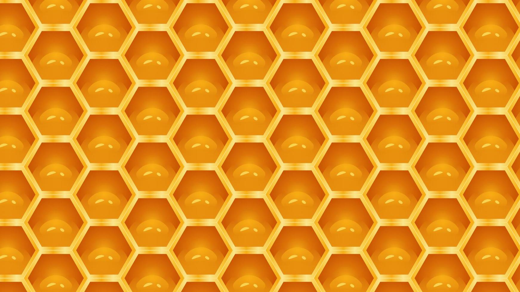 Background with honeycomb texture vector