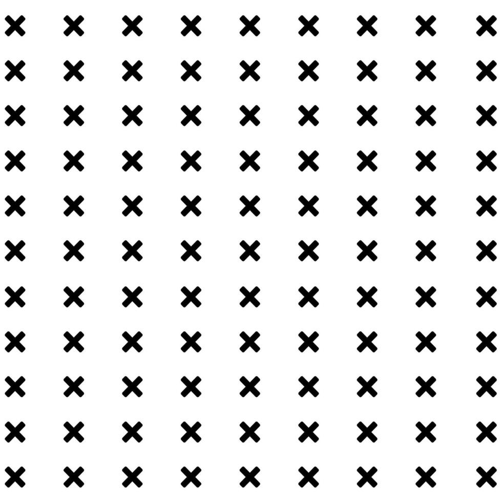 memphis style simple vector xo pattern ,Grunge texture with simbols of zero and cross.