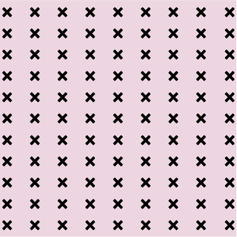 memphis style simple vector xo pattern ,Grunge texture with simbols of zero and cross.