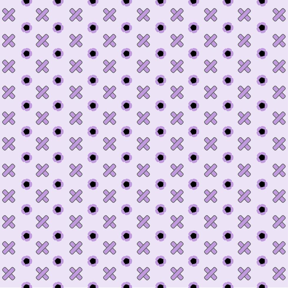memphis style simple vector xo pattern ,Grunge texture with symbols of zero and cross.