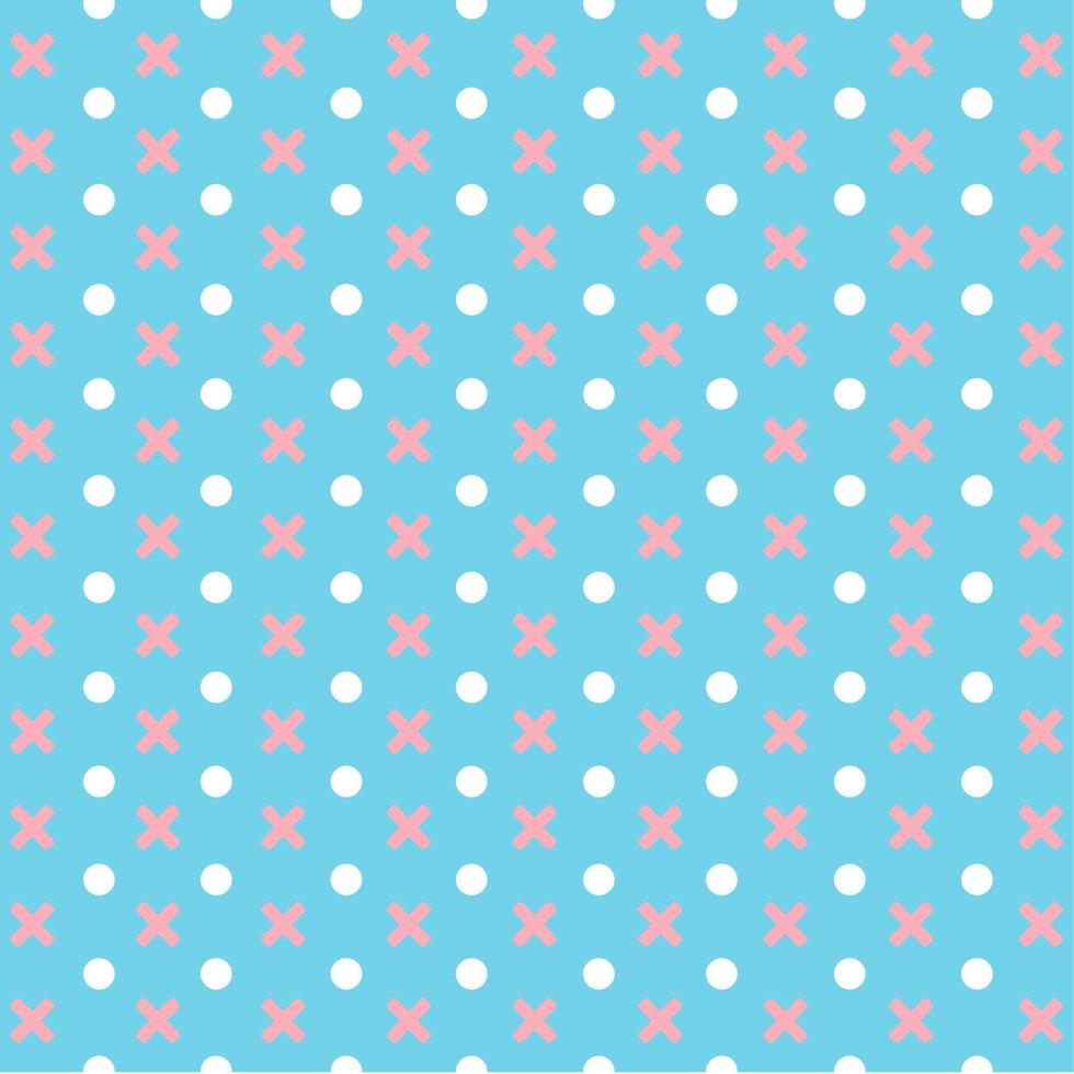 memphis style simple vector xo pattern ,Grunge texture with symbols of zero and cross.