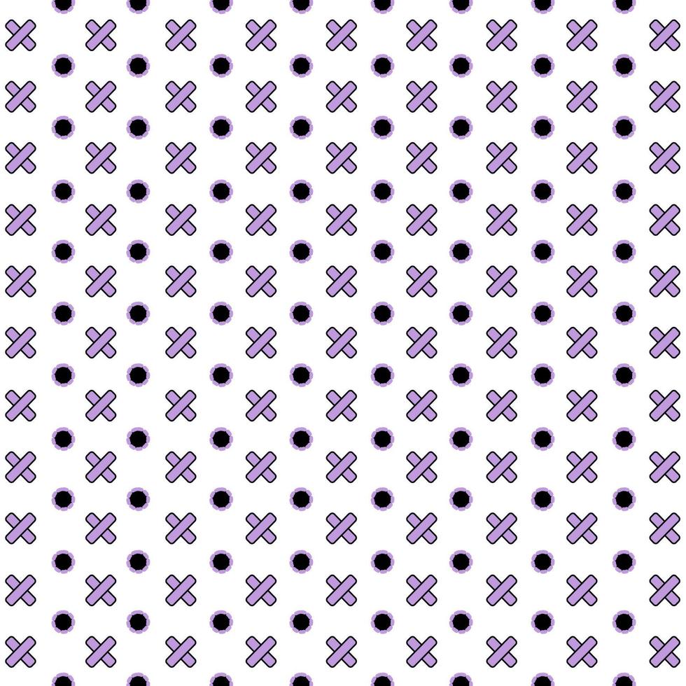 memphis style simple vector xo pattern ,Grunge texture with symbols of zero and cross.