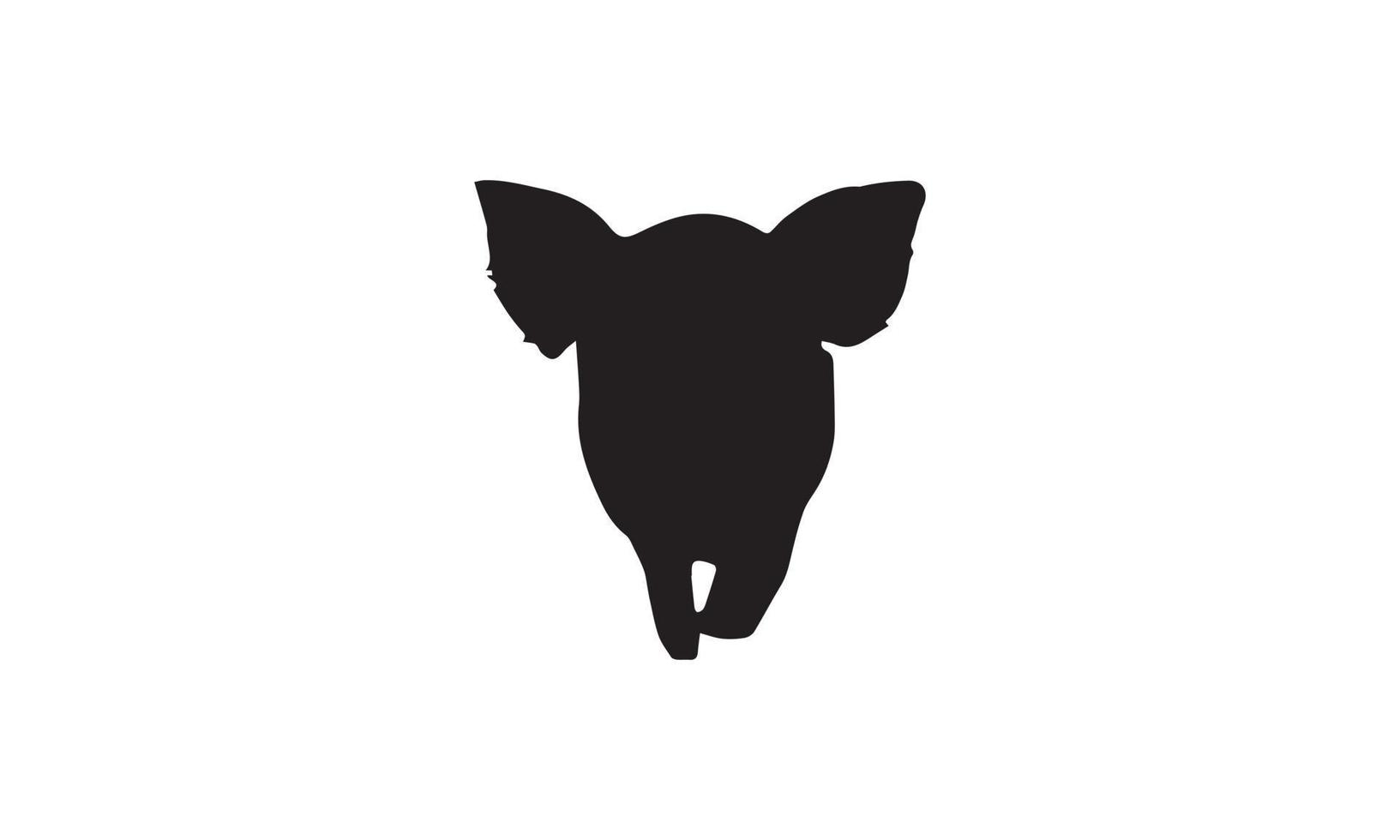 pig vector illustration design black and white