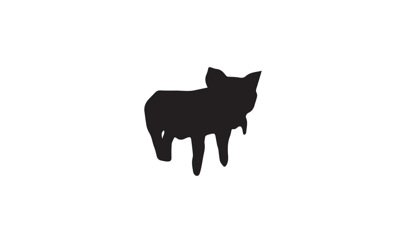 pig vector illustration design black and white