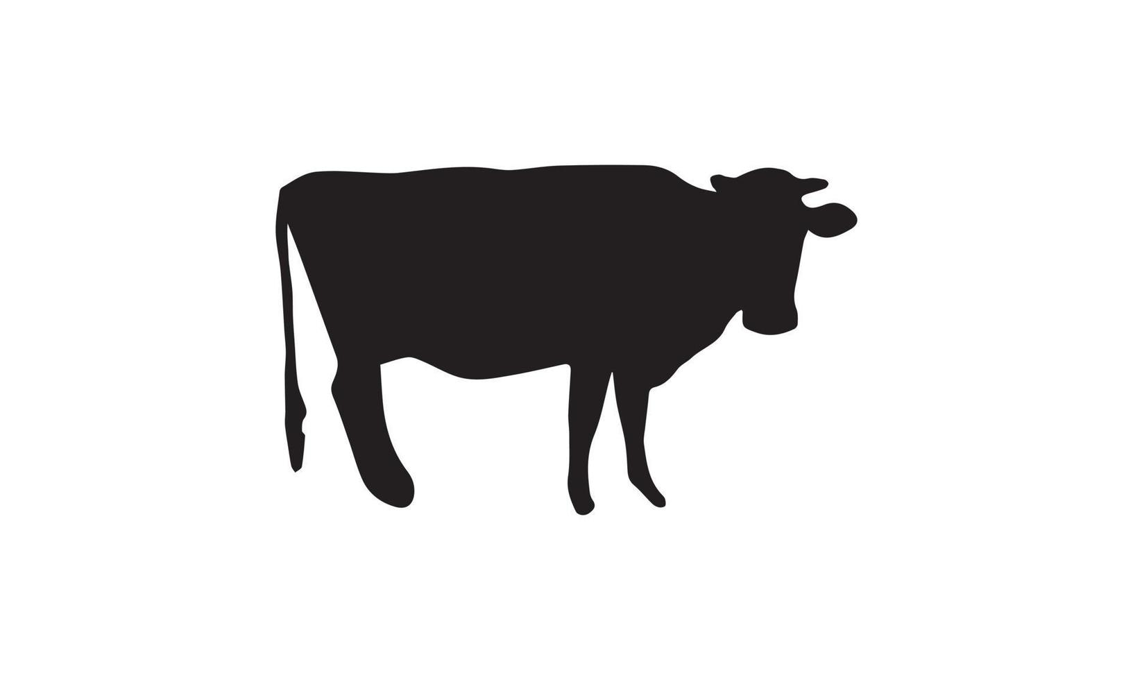 cow vector illustration design black and white