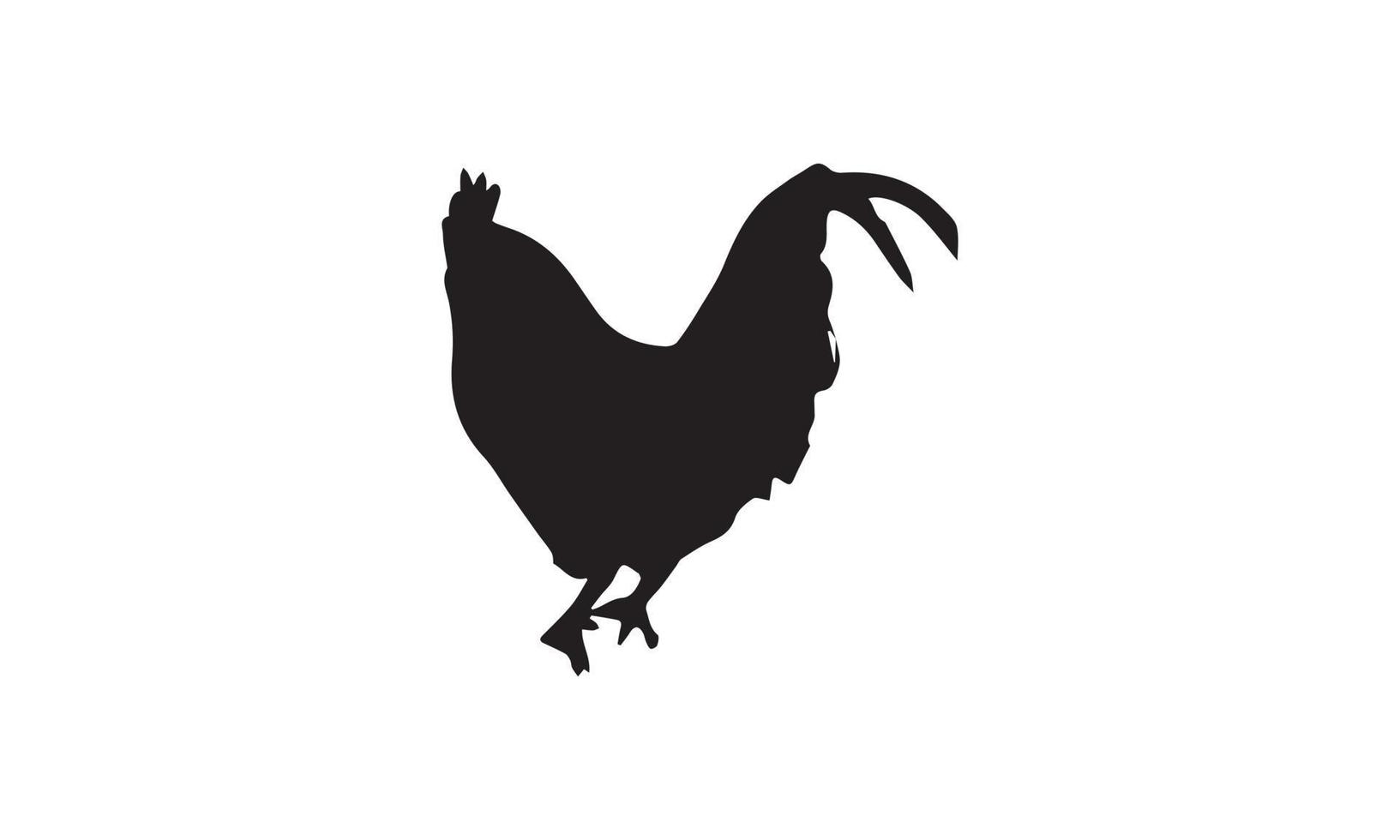 chicken vector illustration design black and white