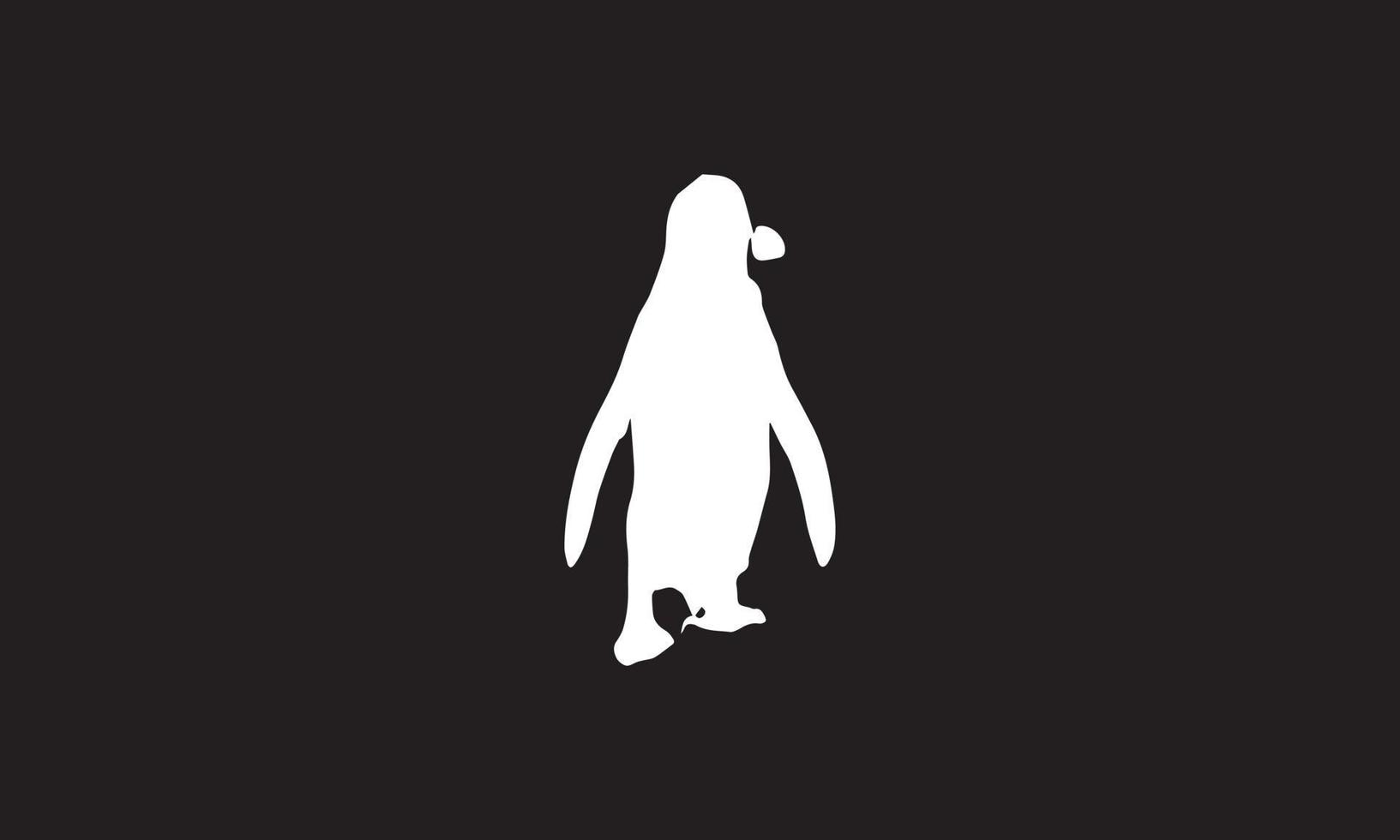 penguin vector illustration design black and white