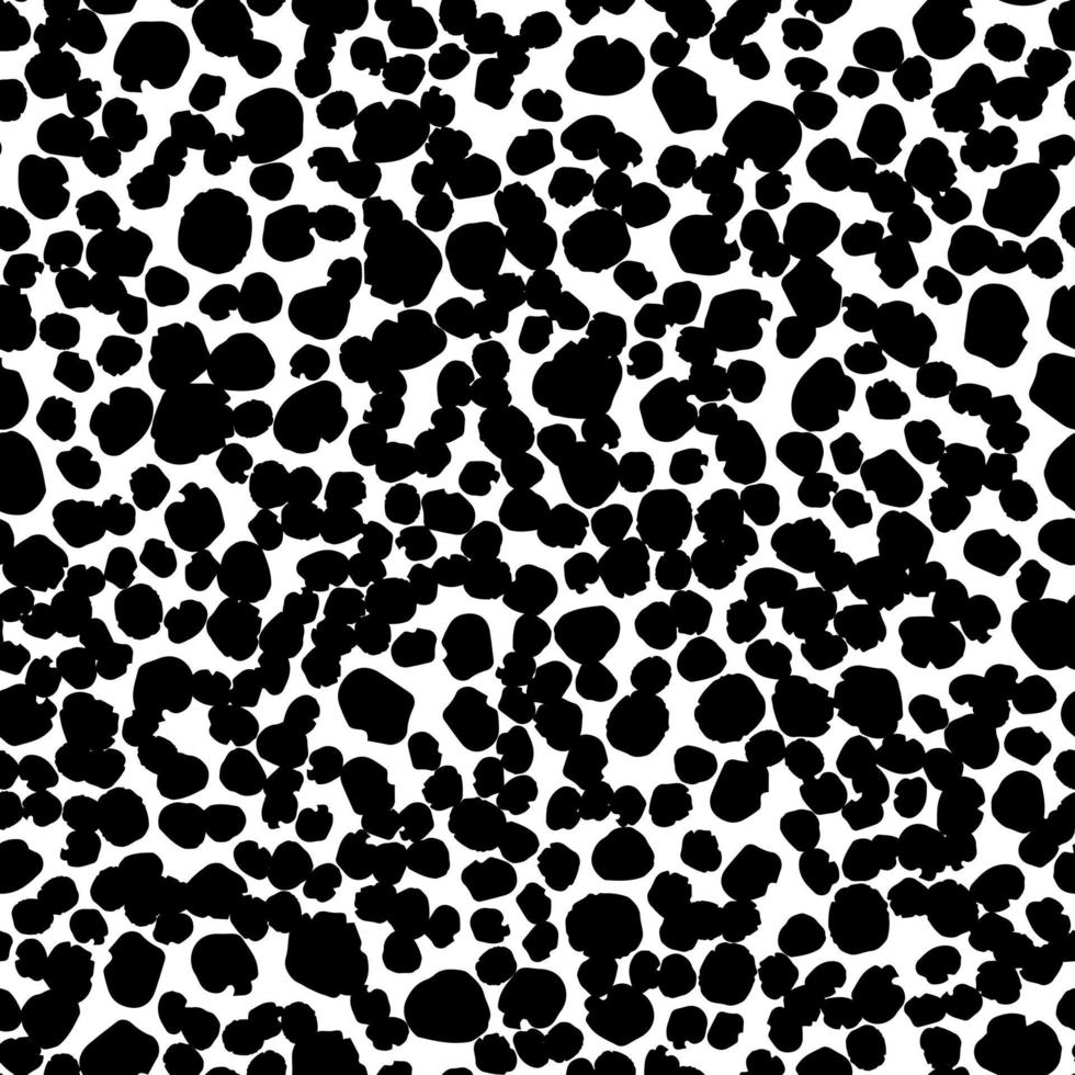 Abstract monochome animal fur seamless pattern illustration vector