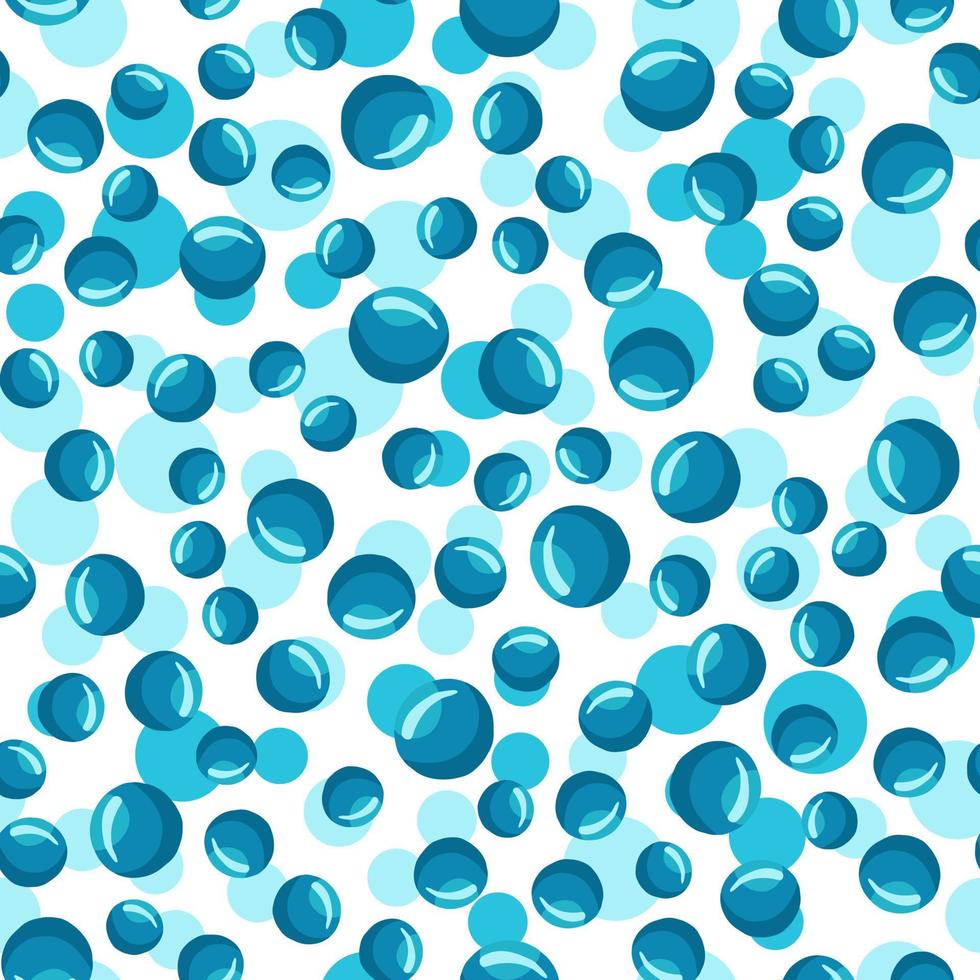 water bubbles seamless pattern Abstract geometrical circle wallpaper. vector