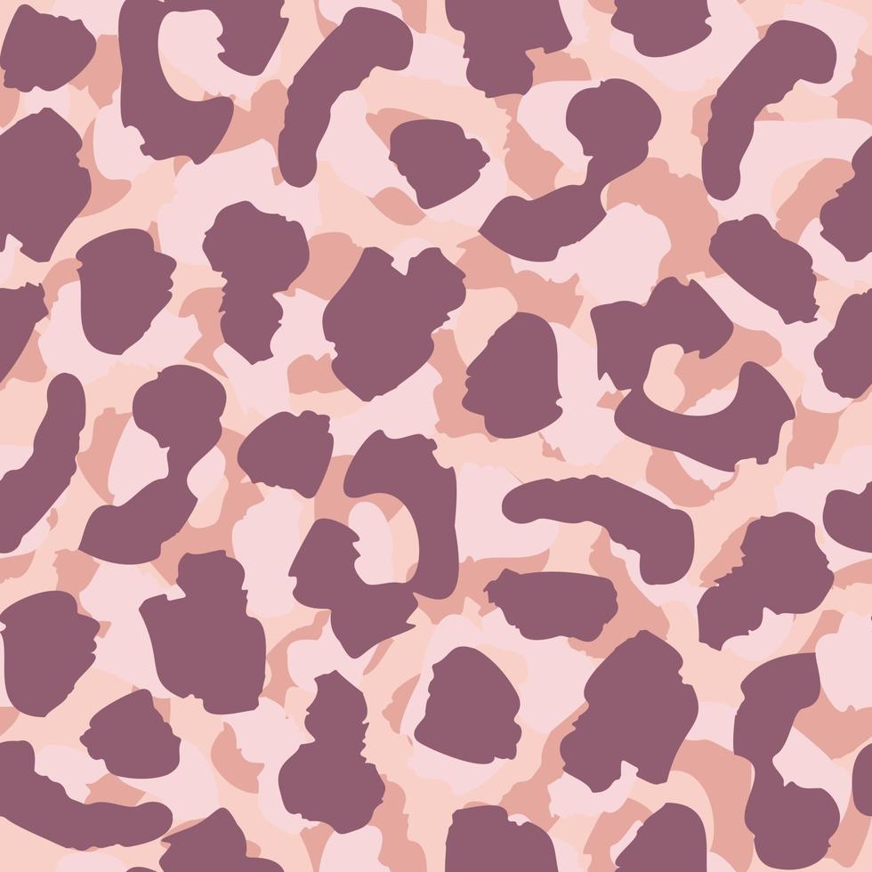 diseño de patrones sin fisuras de piel de leopardo abstracto, ilustración vector