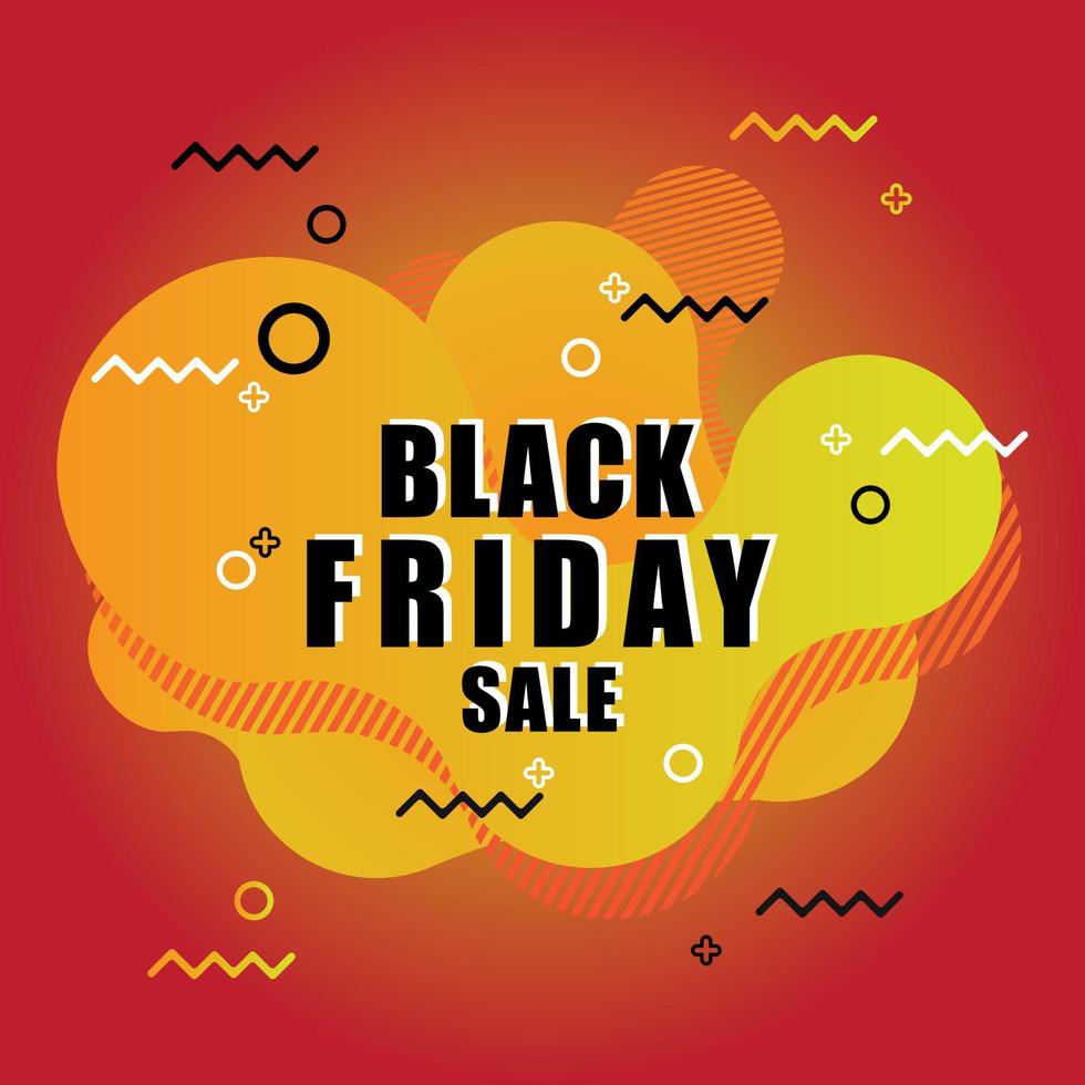 Black Friday background banner promo sale,liquid vector