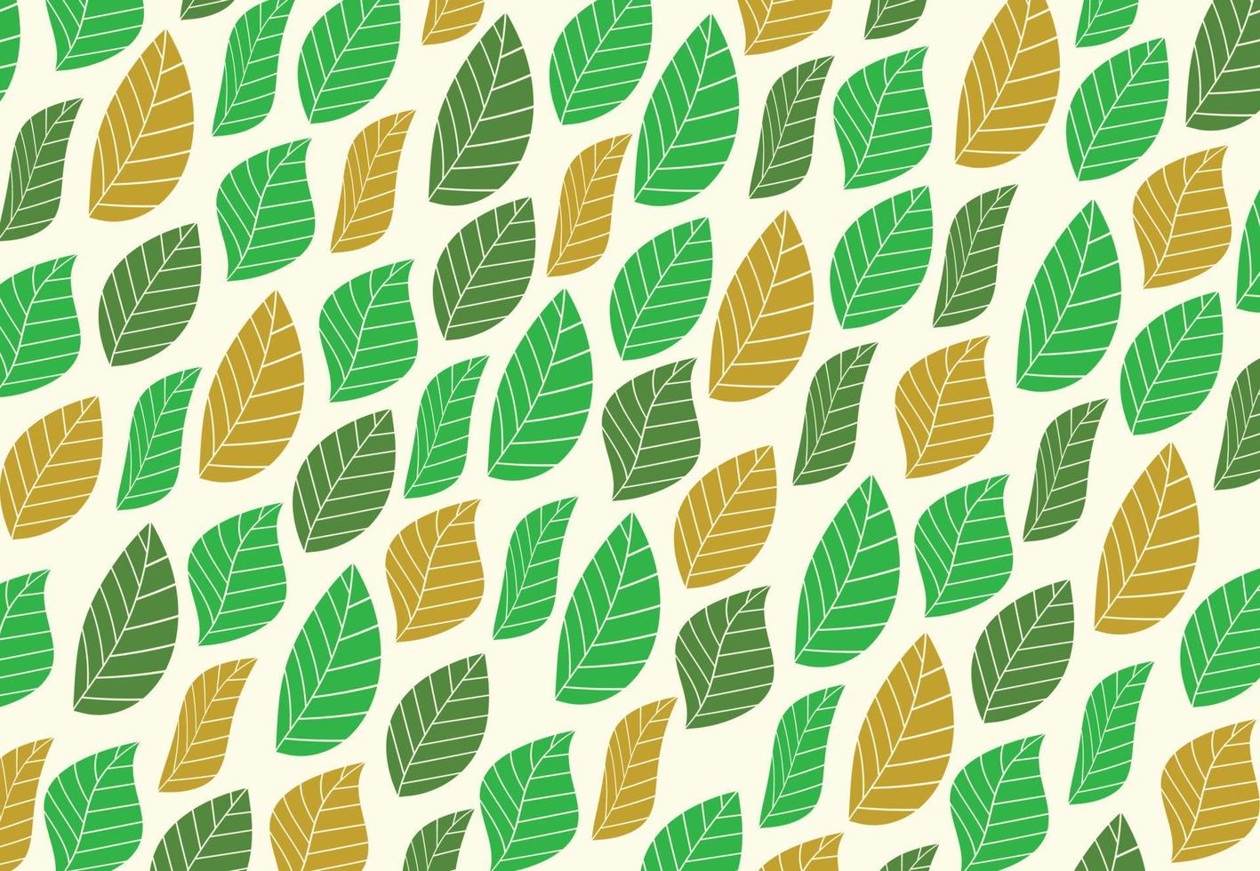 Leaves background pattern design. Hand drawn outline for banner, card. Vector illustration