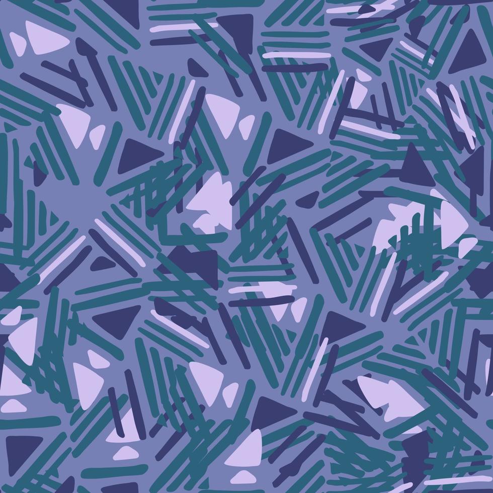 Seamless hand draw Folk pattern. weave lines ornament. vector