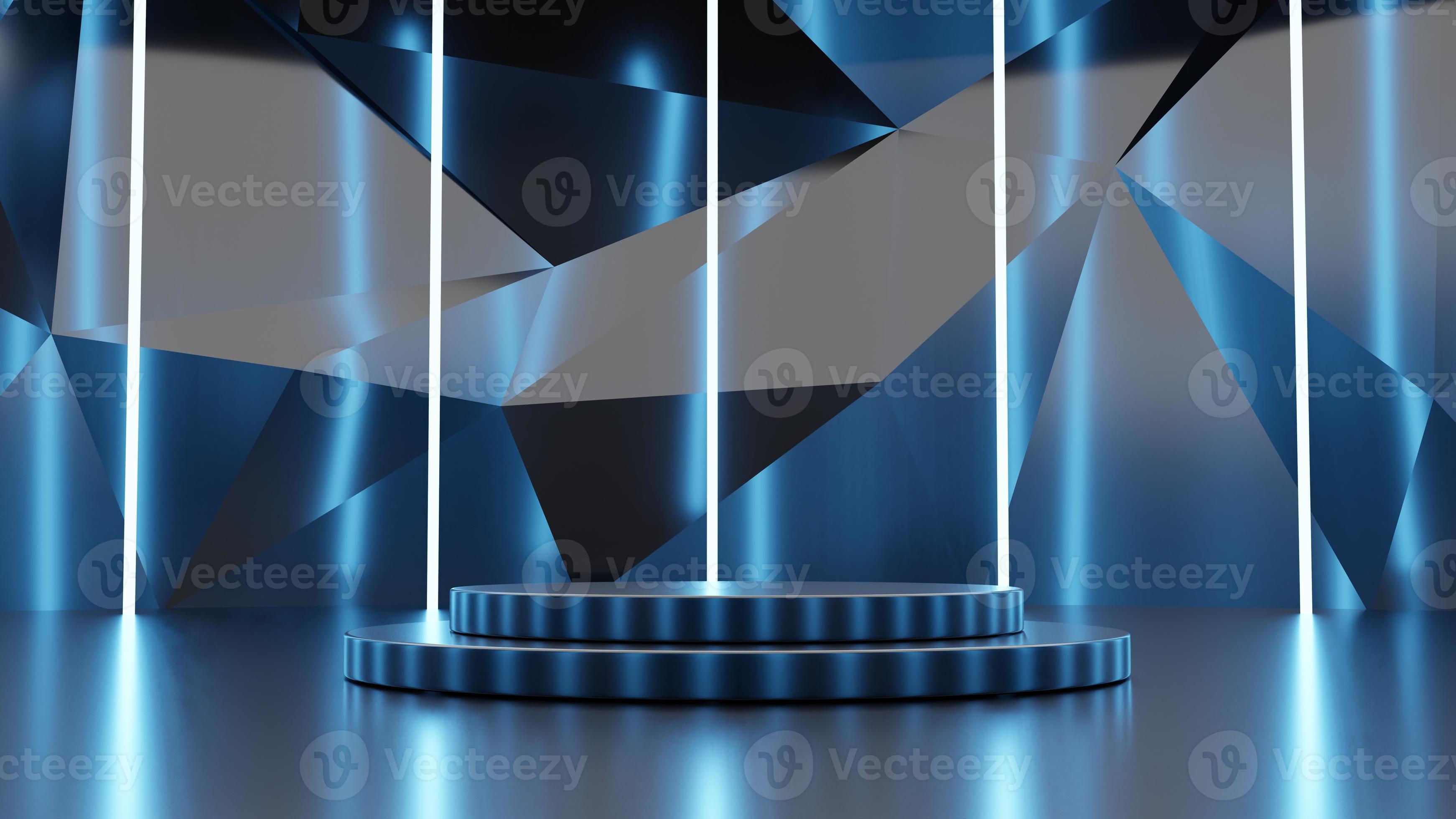 3d mockup product stand and Abstract background with light and platform  glowing. Futuristic technology hi-tech concept. 3D rendering illustration  5496701 Stock Photo at Vecteezy