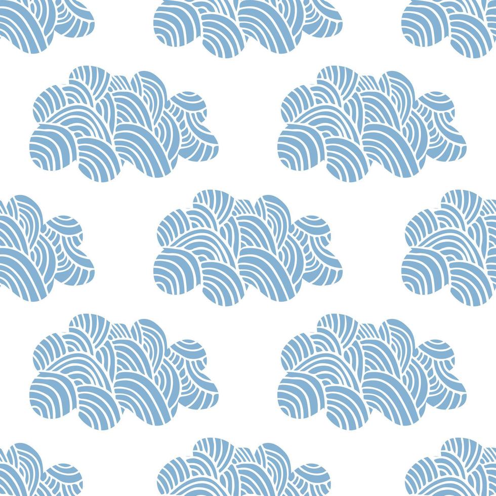 louds seamless pattern. design baby vector illustration
