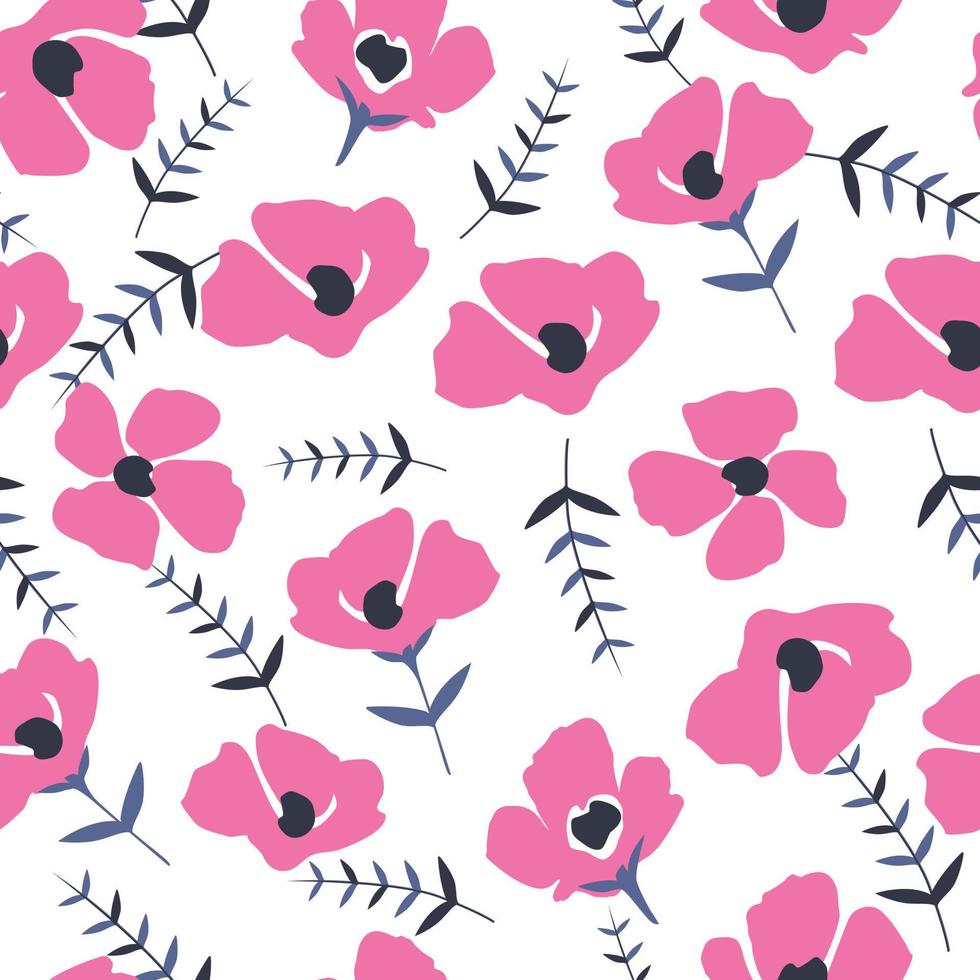 Floral pattern in the small flower.Seamless vector texture